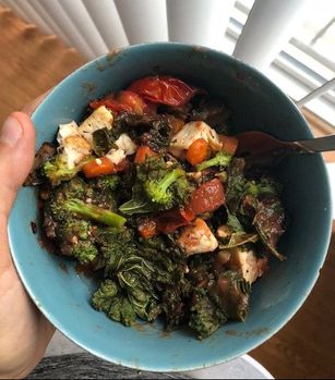 Tofu and Vegetables 
